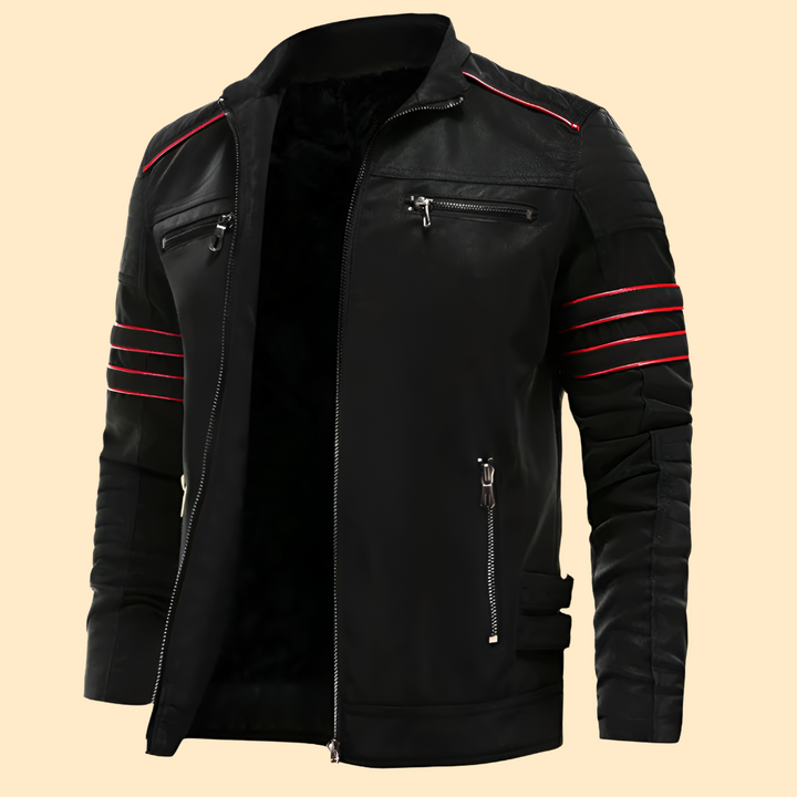 Veste en cuir de luxe pour homme