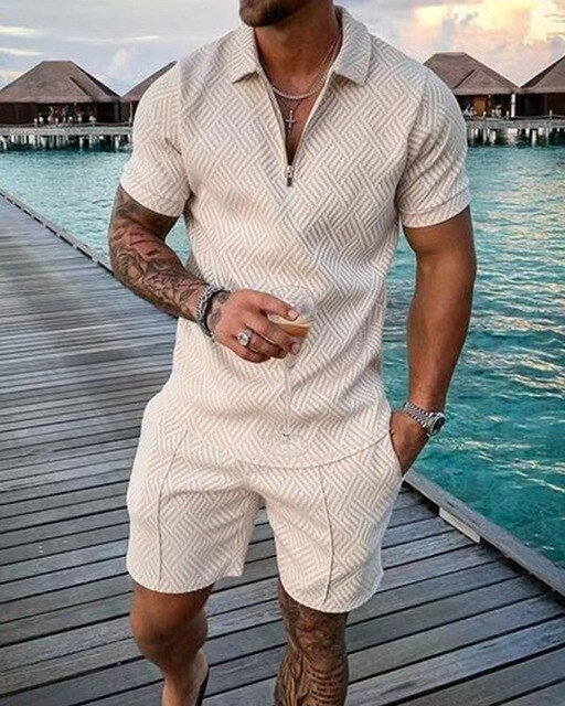 Ensemble Polo et Short d'Été pour Hommes