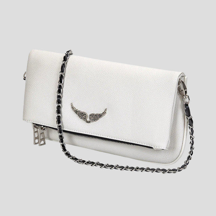 Sac en cuir élégant avec bandoulière en chaîne