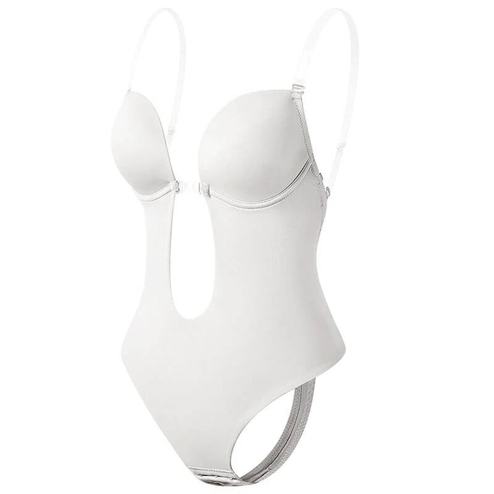 Body Gainant Dos Nu à Profond Décolleté en V