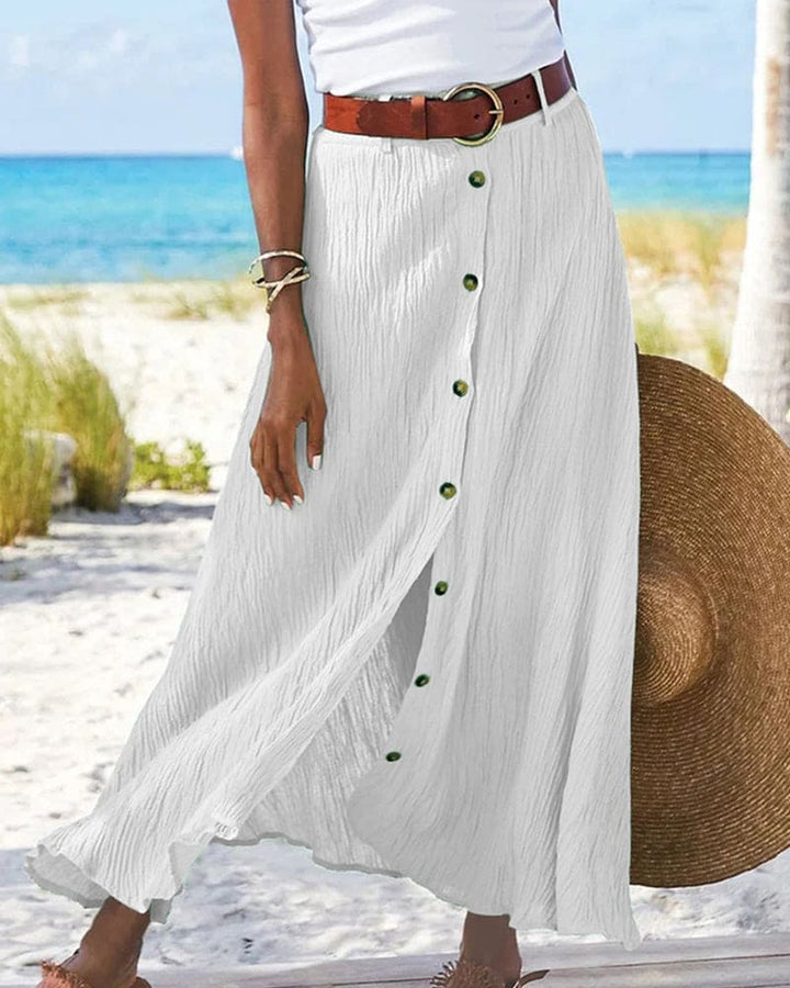 Jupe longue monochrome pour femmes