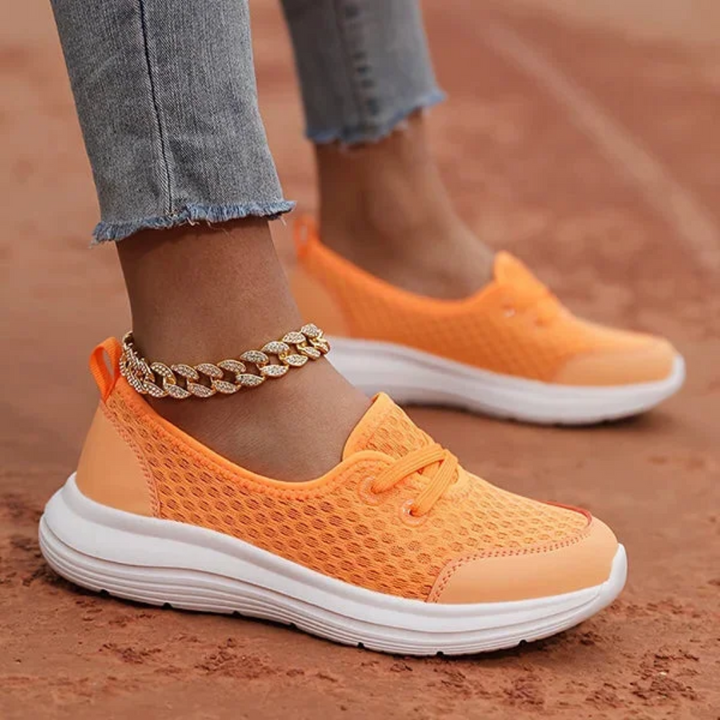 Chaussures orthopédiques confortables en maille et semelle souple pour femmes