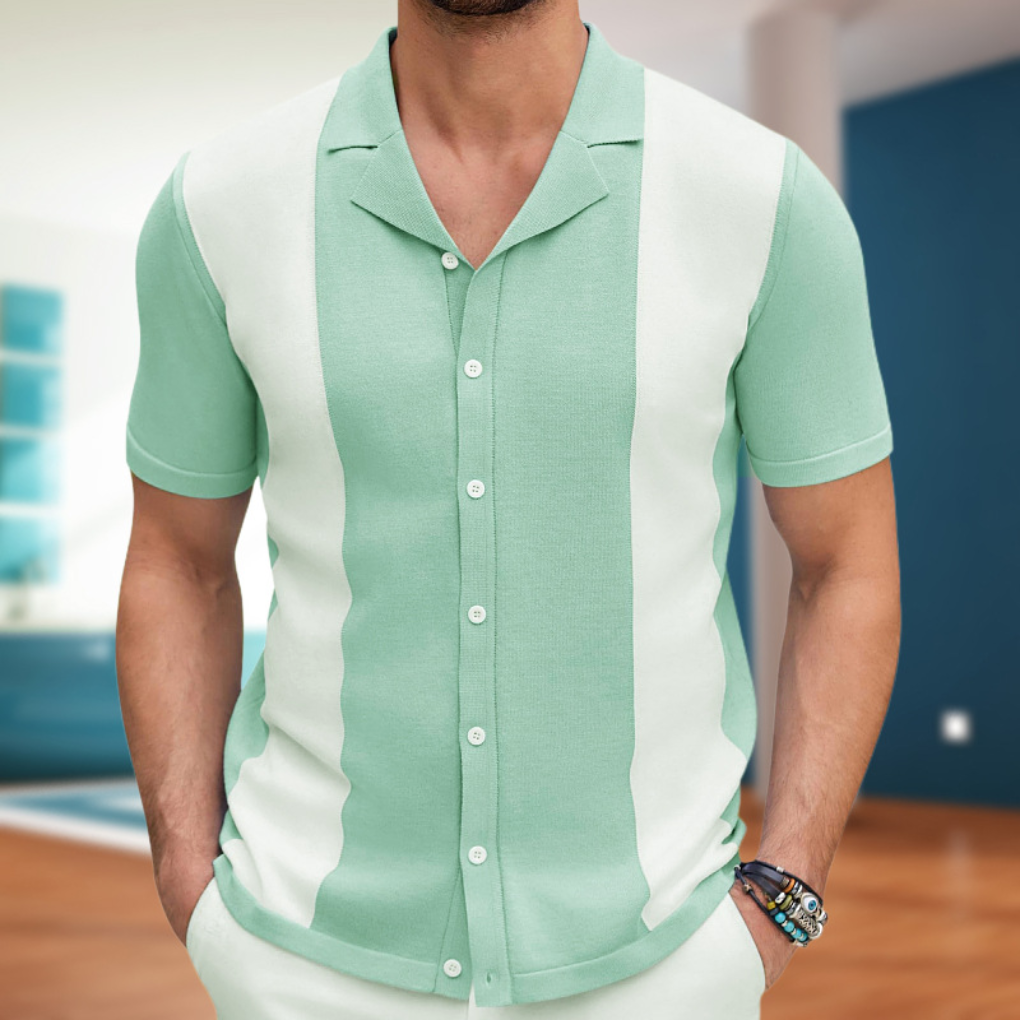 Chemise décontractée élégante en coton pour homme