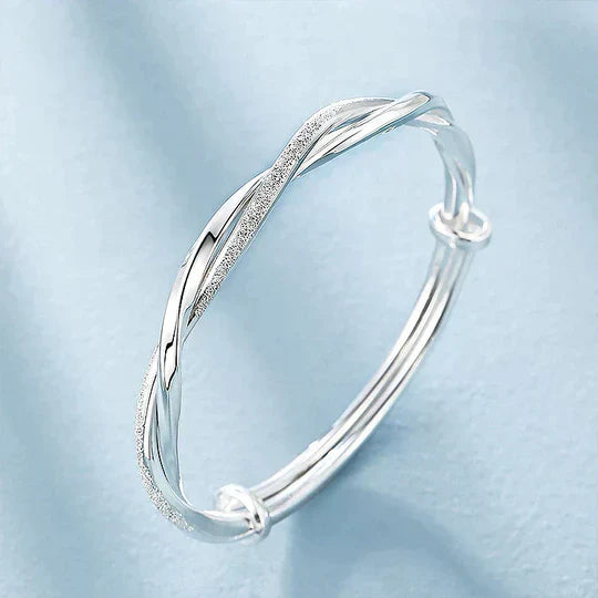 Bracelet Argent Torsadé