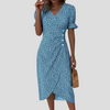 Robe midi fleurie élégante pour femme
