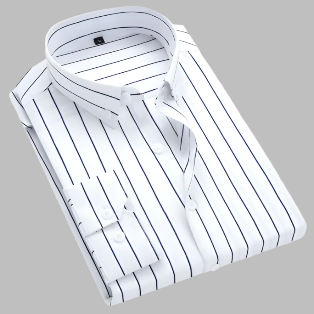Chemise à carreaux en coton Oxford pour homme