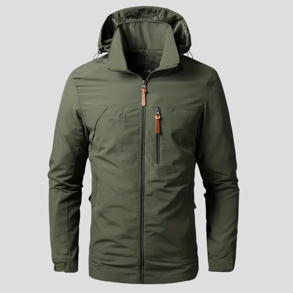 Veste d'extérieur imperméable et coupe-vent pour homme