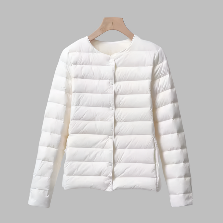 Doudoune portable sans col pour le printemps et l'hiver