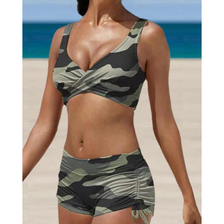 Bikini deux pièces pour femme Correcteur et confortable Coupe flatteuse pour tous