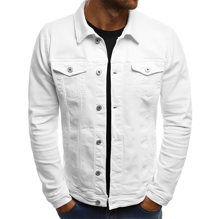 Veste d'été en jean pour homme