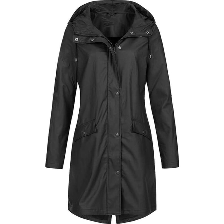 Imperméable à capuche pour femme