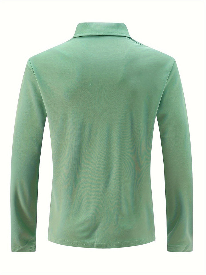 Polo à manches longues pour homme