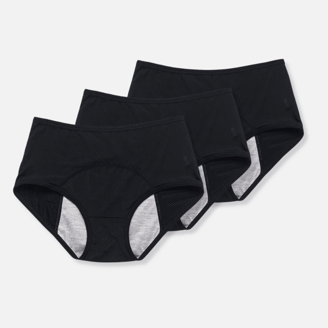 Sous-vêtements menstruels étanches (paquet de 3)