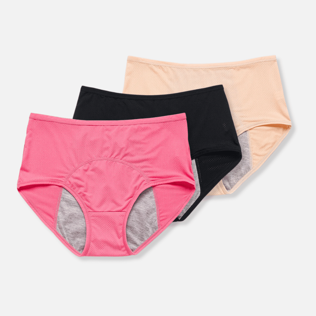 Sous-vêtements menstruels étanches (paquet de 3)