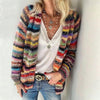 Wara - Cardigan chaud multicolore pour femme
