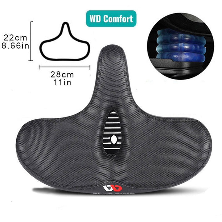 Selle de Vélo Confortable avec Assise Extra Large
