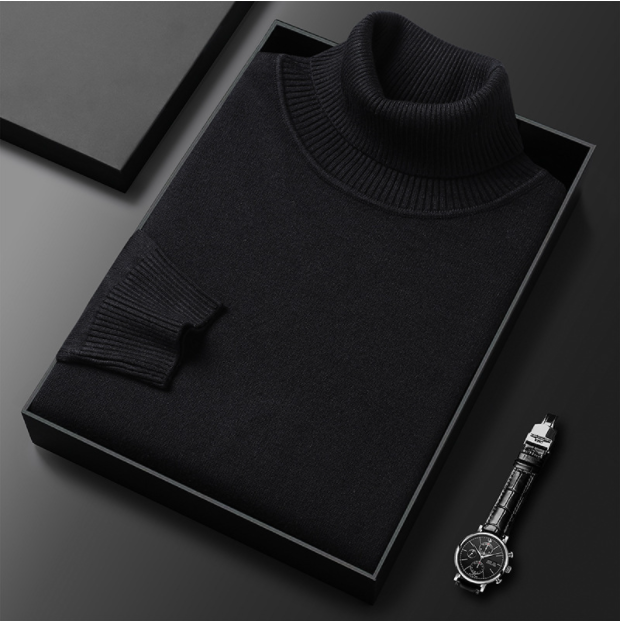Pull Col Roulé de Luxe pour Homme : Élégance Intemporelle et Confort Supérieur