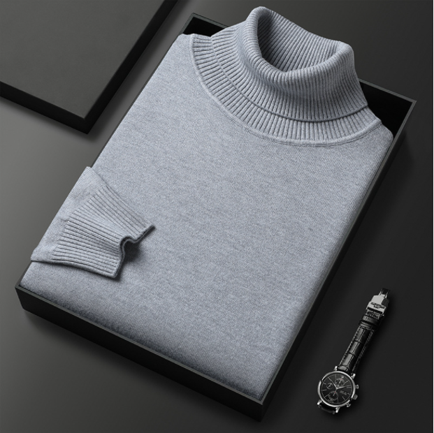 Pull Col Roulé de Luxe pour Homme : Élégance Intemporelle et Confort Supérieur