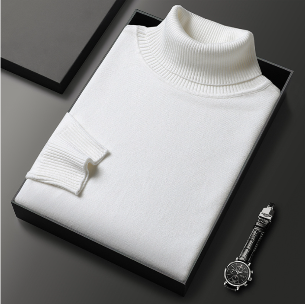 Pull Col Roulé de Luxe pour Homme : Élégance Intemporelle et Confort Supérieur