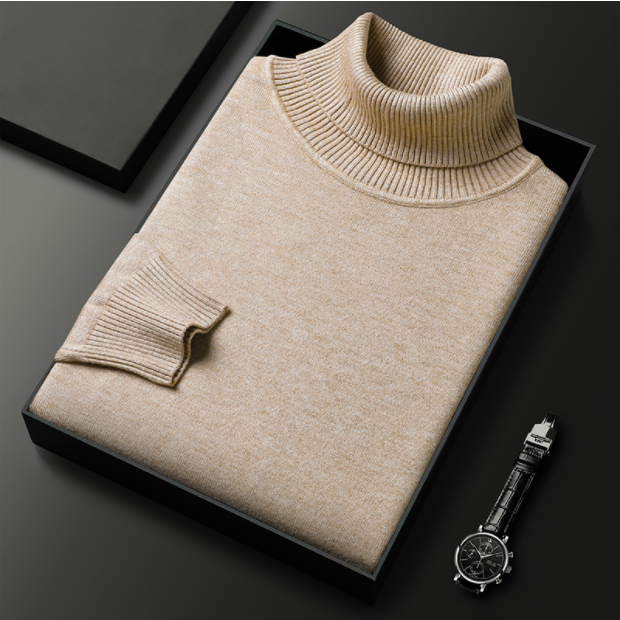 Pull Col Roulé de Luxe pour Homme : Élégance Intemporelle et Confort Supérieur