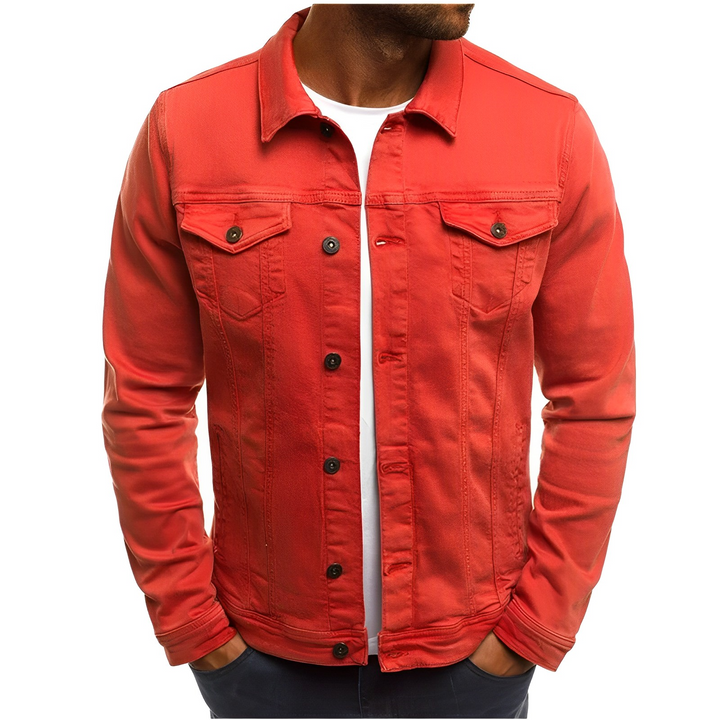Veste d'été en jean pour homme