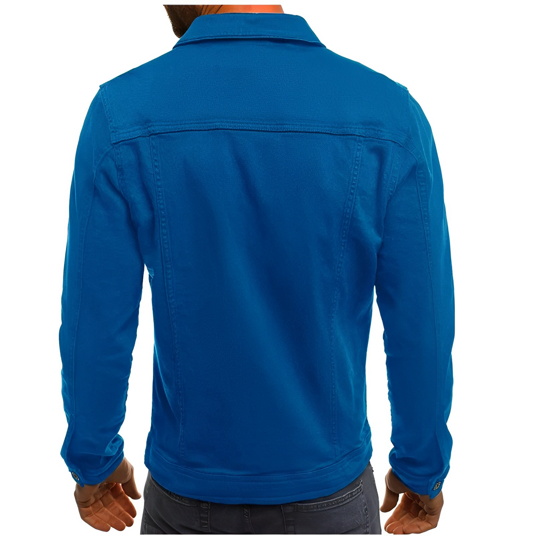 Veste d'été en jean pour homme