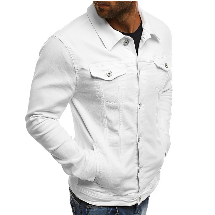 Veste d'été en jean pour homme