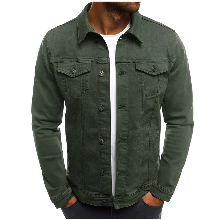 Veste d'été en jean pour homme