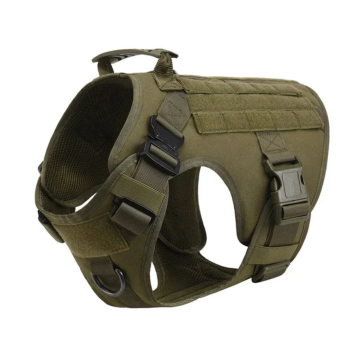 Harnais tactique anti-traction pour chien