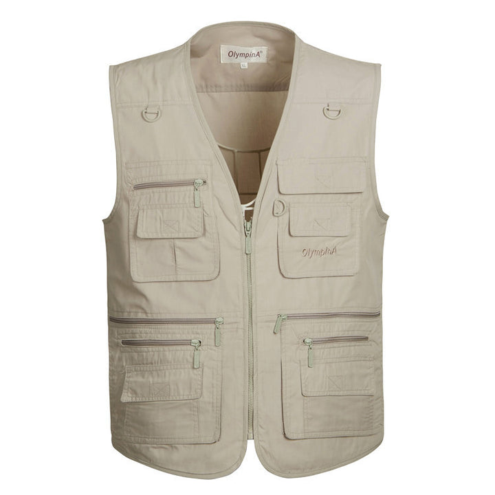 Gilet de randonnée multifonctionnel pour homme