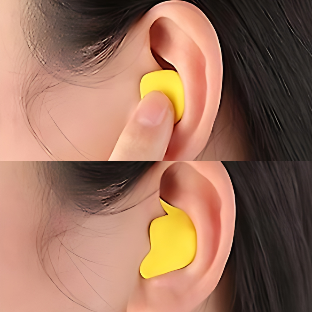 Bouchons d'Oreilles Réutilisables Anti-Bruit