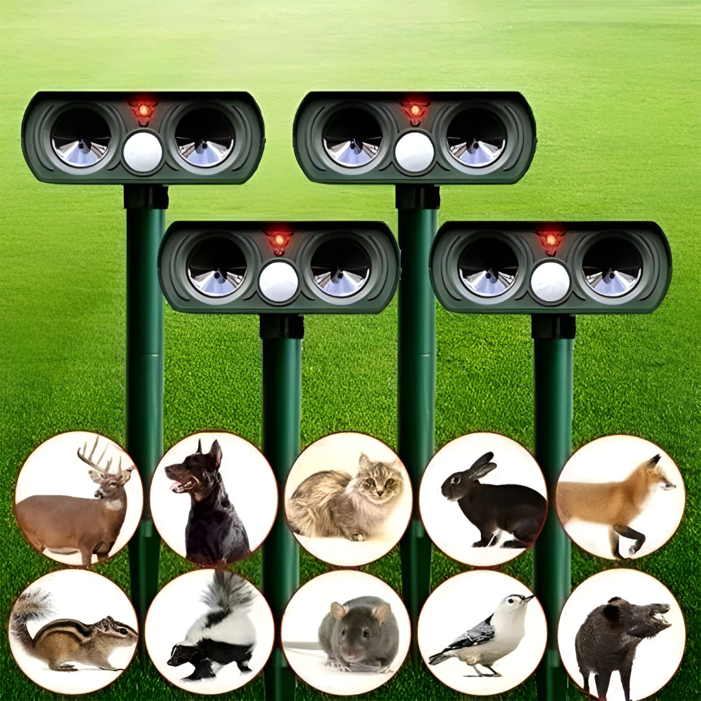 Répulsif solaire infrarouge pour animaux nuisibles