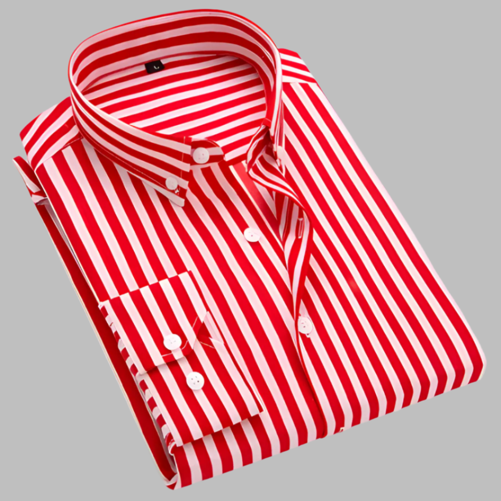 Chemise à carreaux en coton Oxford pour homme
