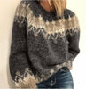 Jade - Pull tricoté robuste avec un motif élégant
