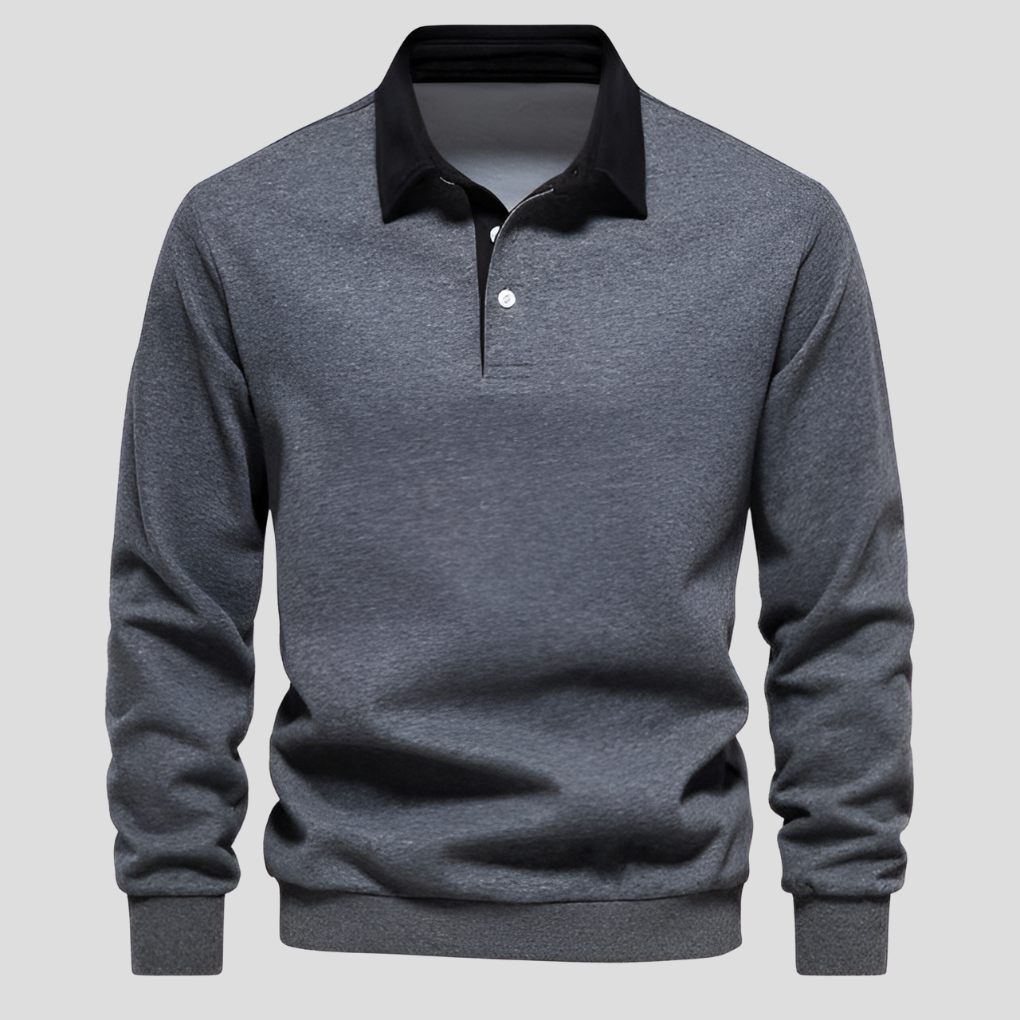 Polo à manches longues pour homme – Un style classique pour toutes les occasions