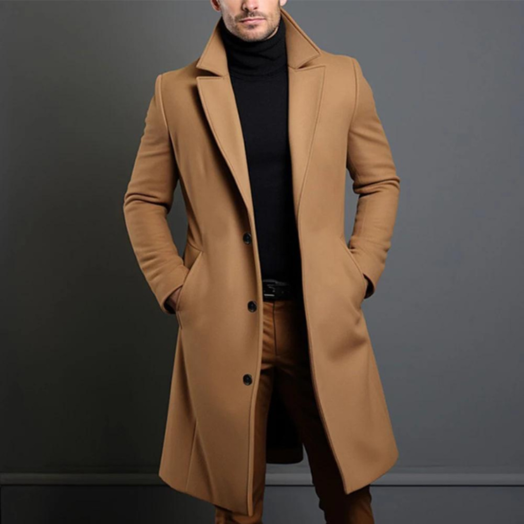 Manteau en laine pour homme – Un style intemporel pour les journées fraîches