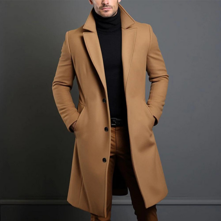 Manteau en laine pour homme – Un style intemporel pour les journées fraîches