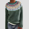Pull à motif jardin pour femme