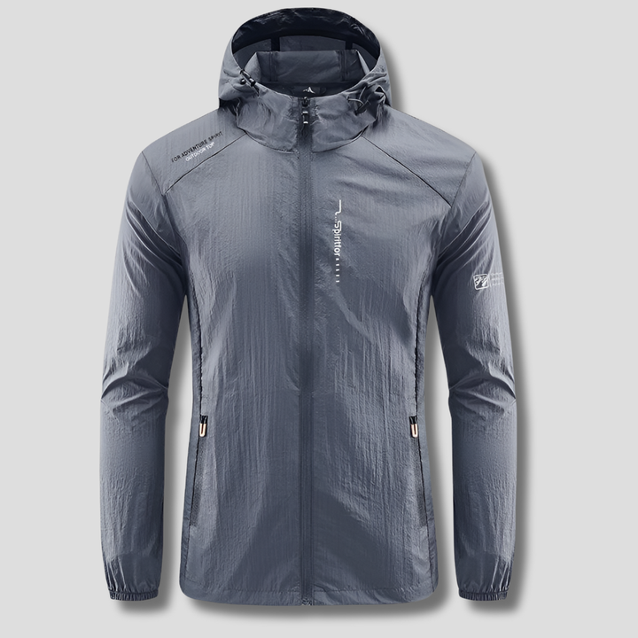 Veste d'été à capuche ultralégère pour homme, coupe-vent et anti-soleil