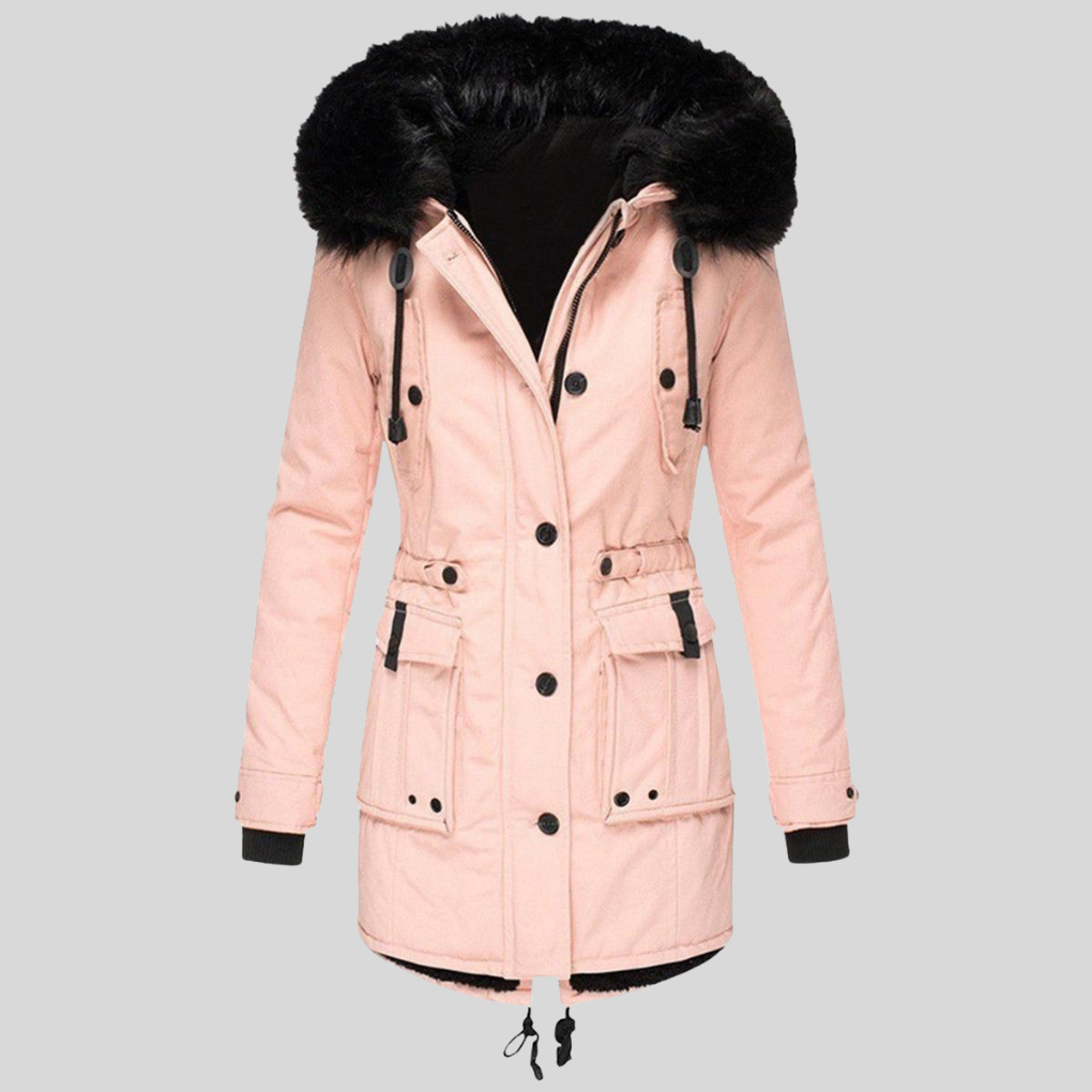 Manteau à capuche d’hiver pour femme