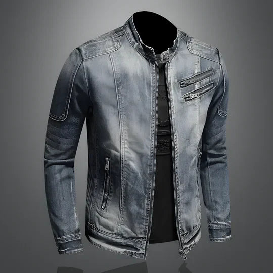 Veste en jean rétro pour homme