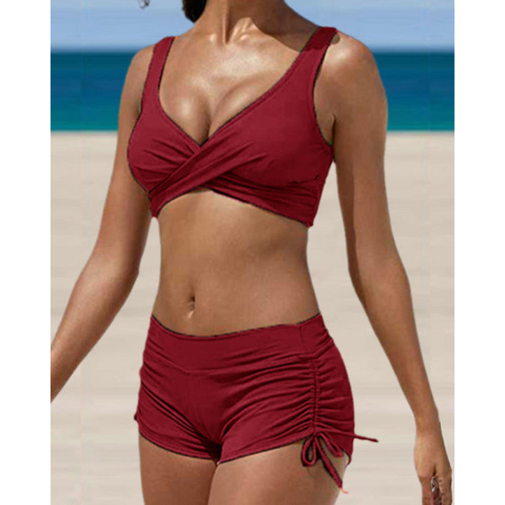 Bikini deux pièces pour femme Correcteur et confortable Coupe flatteuse pour tous