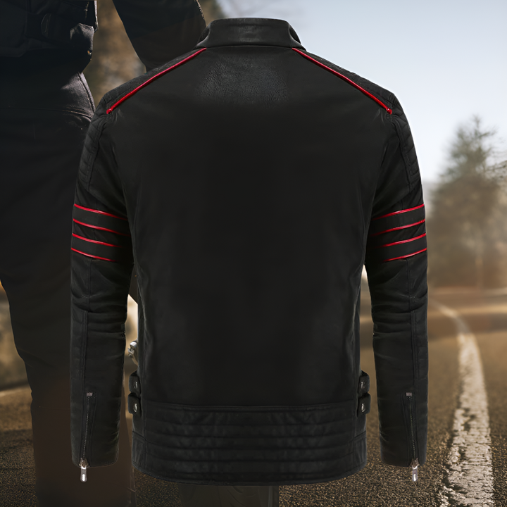 Veste en cuir de luxe pour homme