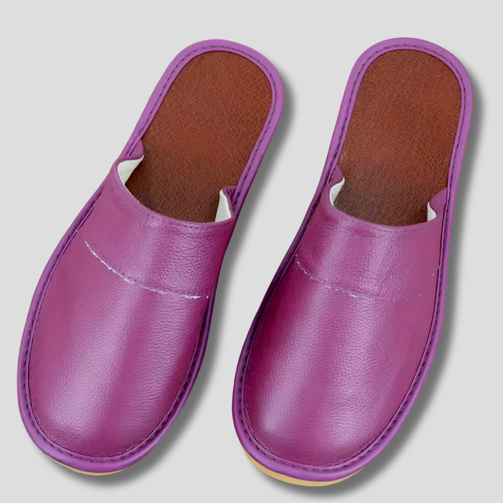 Chaussons en cuir pour hommes