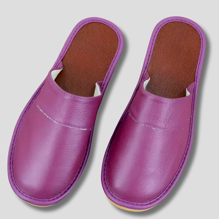 Chaussons en cuir pour hommes