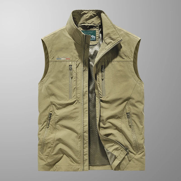 Gilet respirant multi-poches pour homme