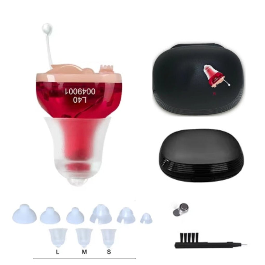 Aide auditive numérique rechargeable invisible