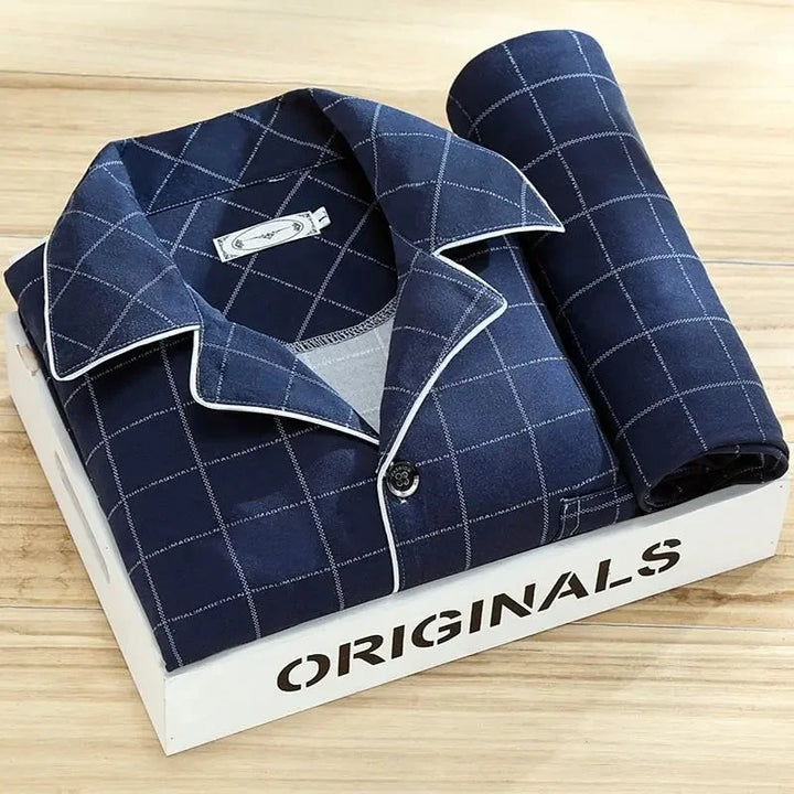 Rex - Ensemble pyjama avec chemise et fermeture à boutons