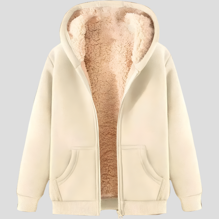 Veste d'hiver à capuche doublée polaire Warmth pour homme