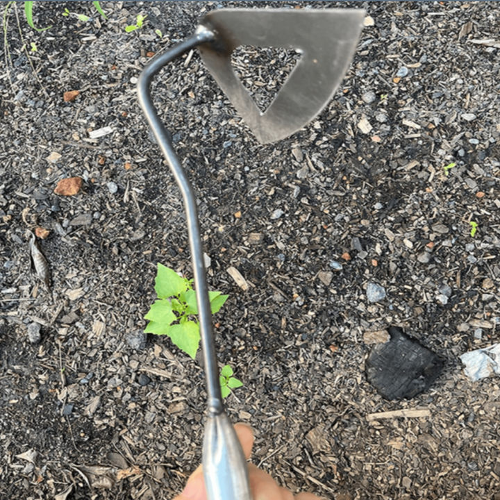 Houe creuse tout en acier pour le jardinage